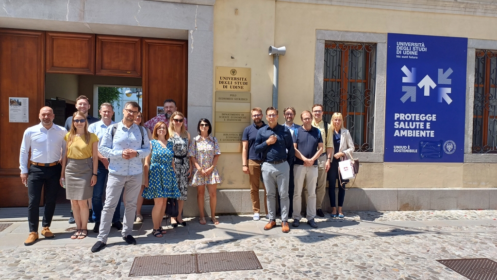 Zespoł 24. edycji MBA podczas International Study Tour - Włochy Udine