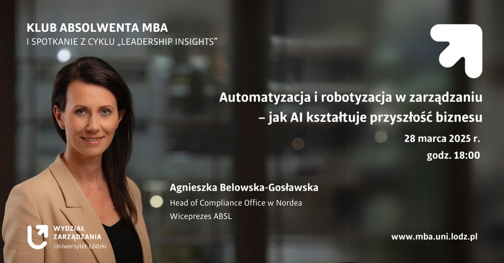 zdjęcie gościa specjalnego Agnieszka Belowka-Gosławska